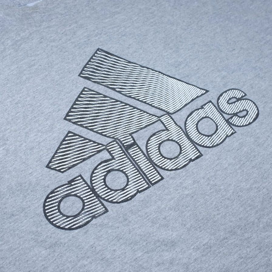 Vintage adidas Logo Longsleeve XLarge - Double Double Vintage