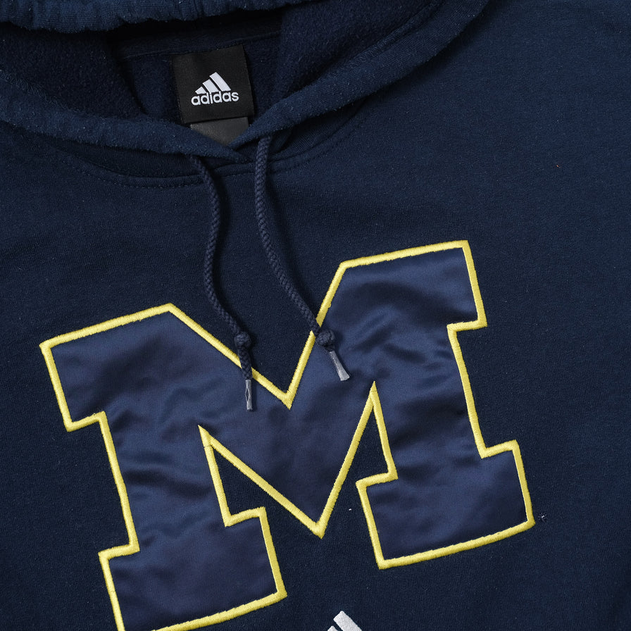 Vintage adidas Michigan Wolverines Hoody Large