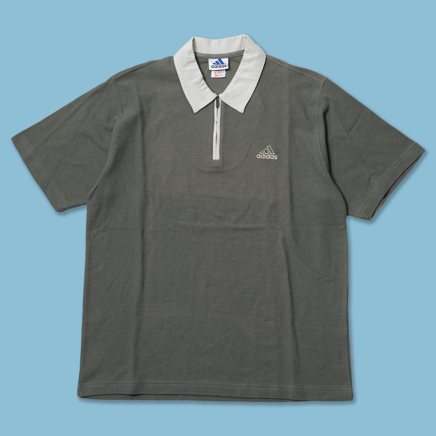 Vintage Deadstock adidas Q-Zip Polo Medium
