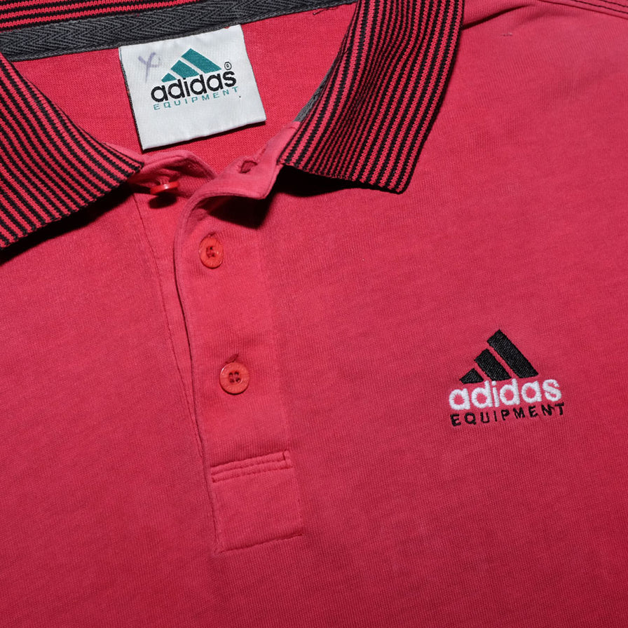 Vintage adidas Equipment Polo Shirt XLarge - Double Double Vintage