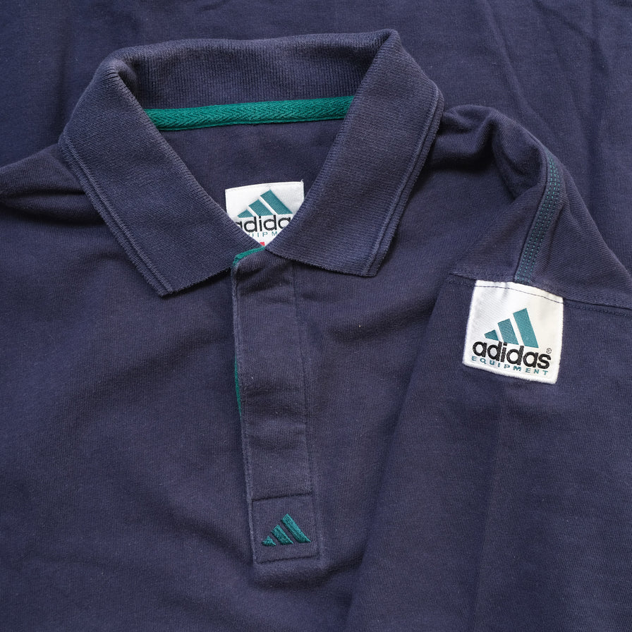 Vintage adidas Equipment Polo Medium