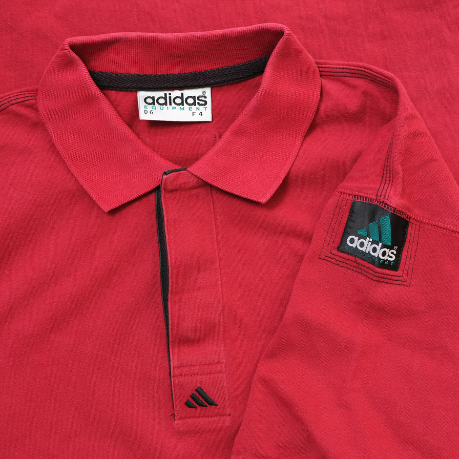Vintage adidas Equipment Polo Medium