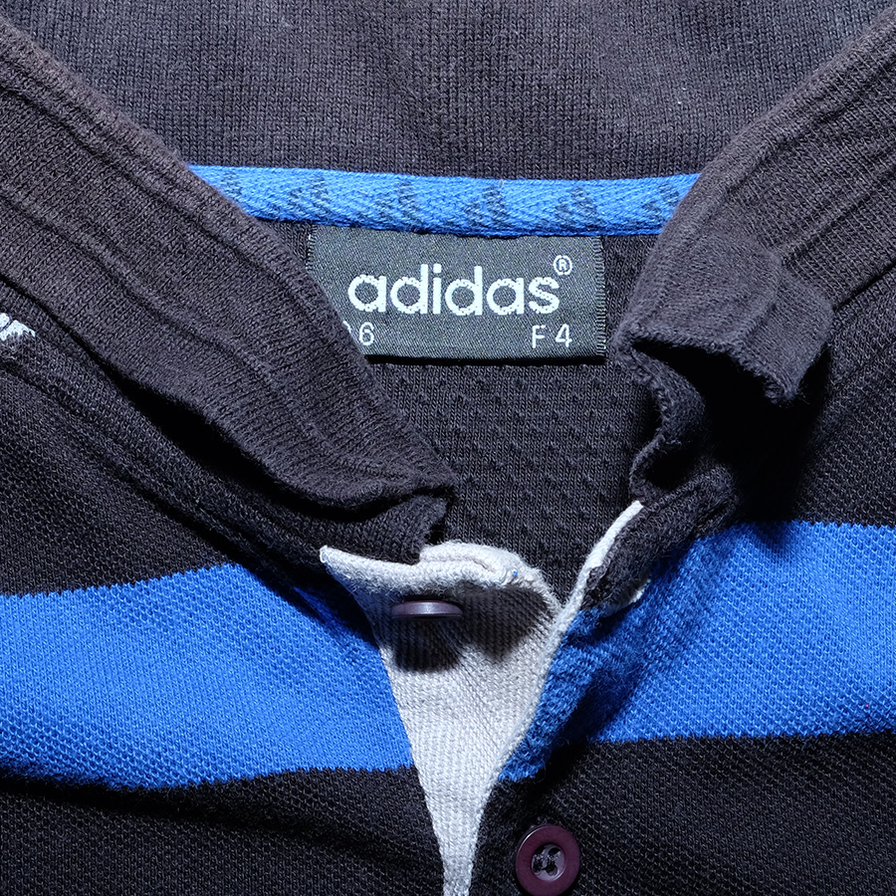 Vintage adidas Stripe Polo Medium - Double Double Vintage