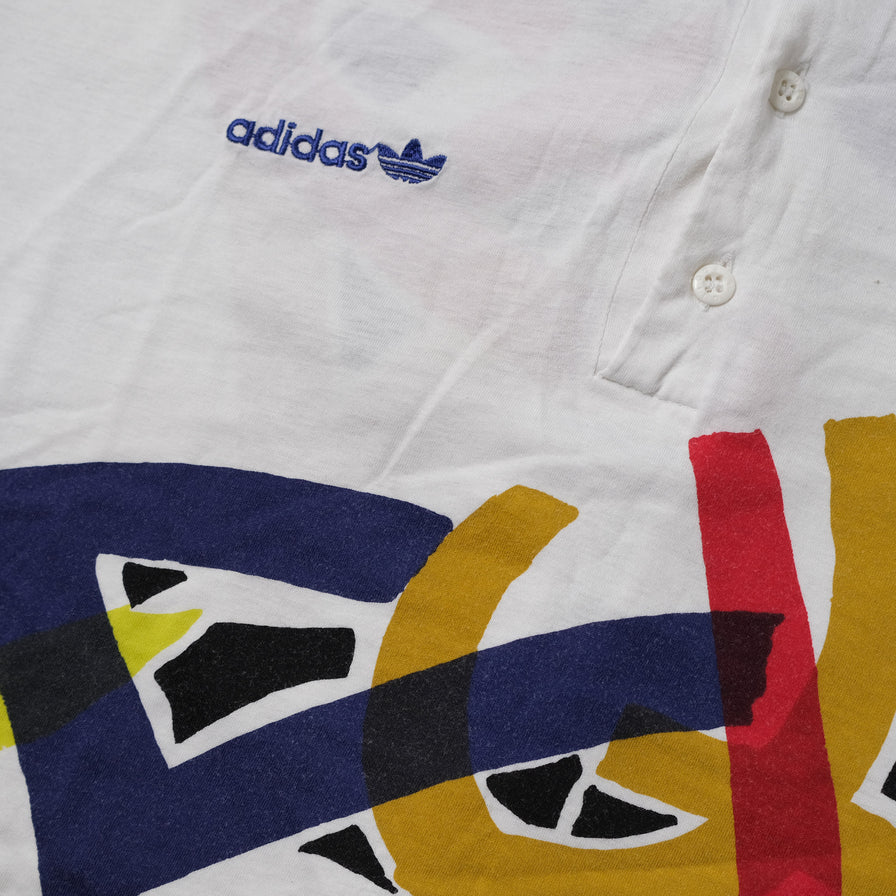 Vintage adidas Stefan Edberg Polo XLarge