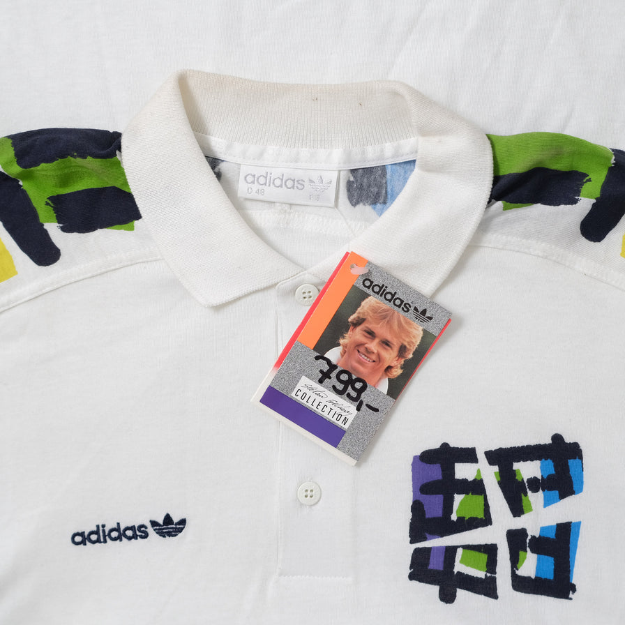 Vintage Deadstock adidas Edberg Polo Large