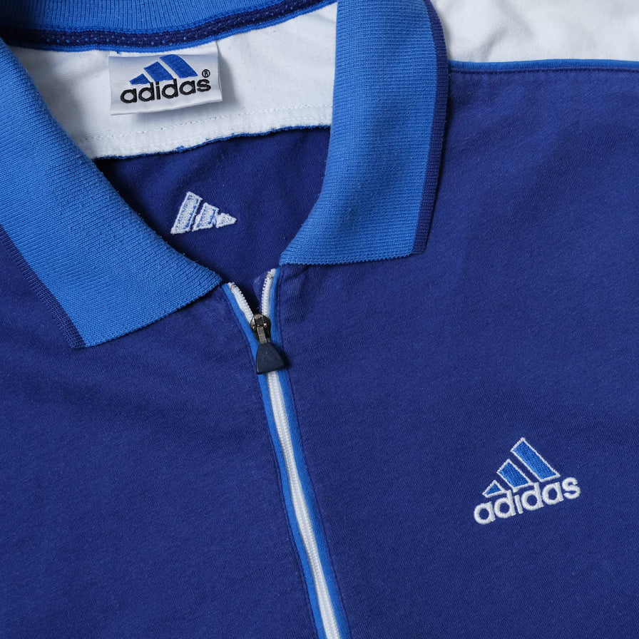 Vintage adidas Q-Zip Polo Large / XLarge
