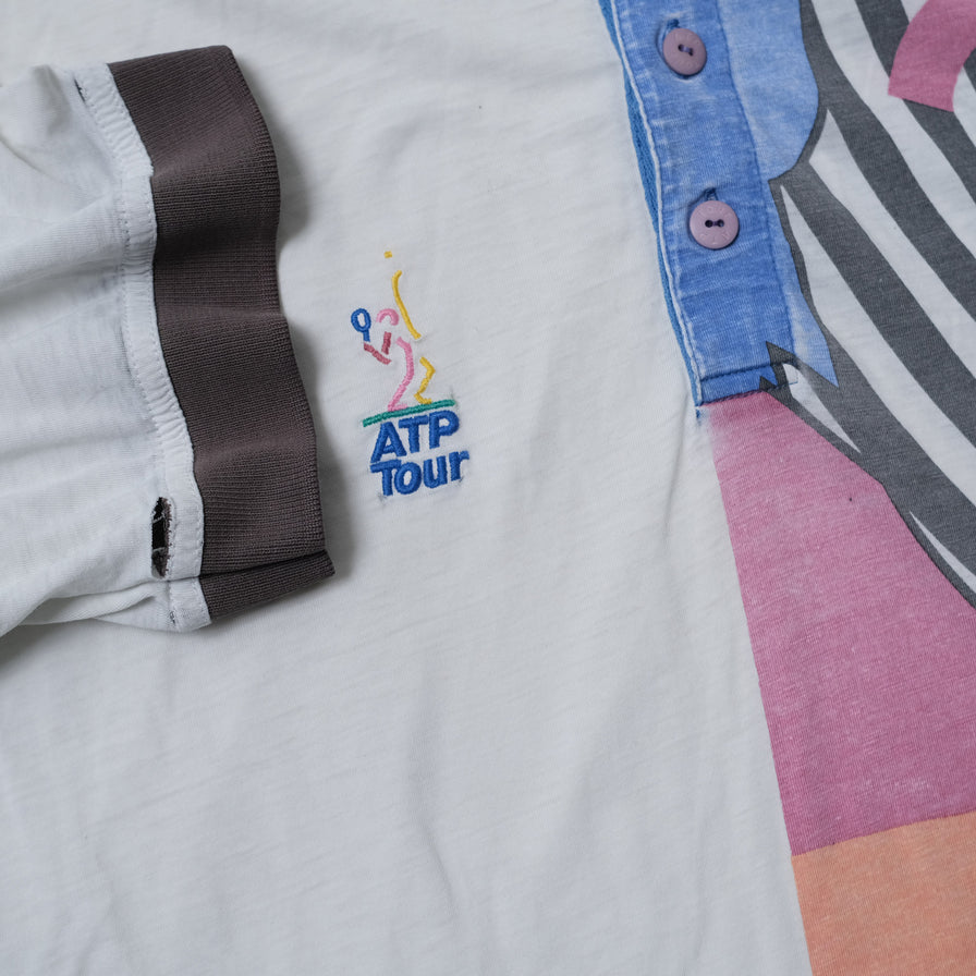 Vintage adidas ATP Tour Polo XLarge