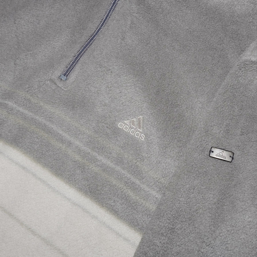 Vintage adidas Q-Zip Fleece XLarge / XXLarge - Double Double Vintage