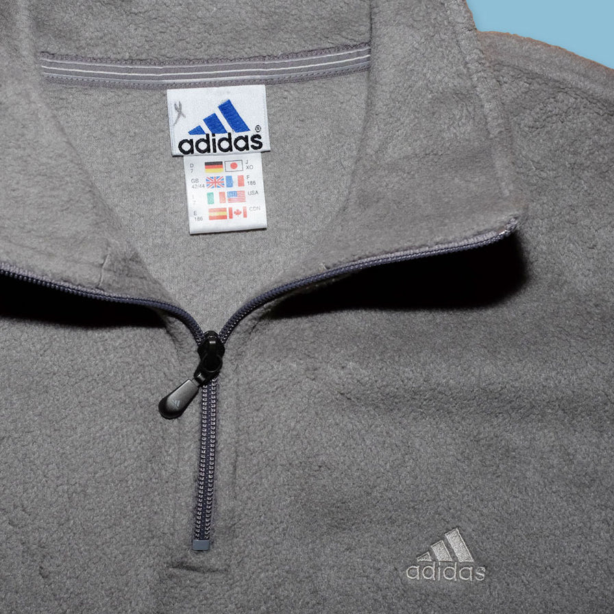 Vintage adidas Q-Zip Fleece XLarge / XXLarge - Double Double Vintage