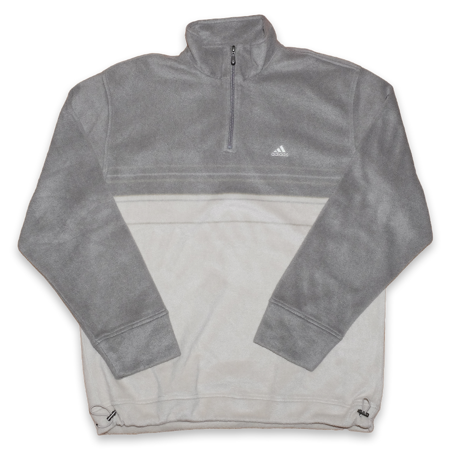 Vintage adidas Q-Zip Fleece XLarge / XXLarge - Double Double Vintage