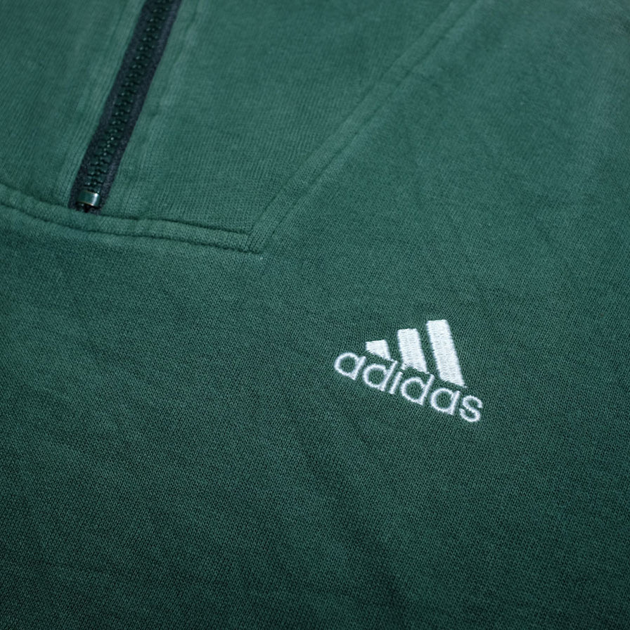 Vintage adidas Q-Zip Sweater Medium - Double Double Vintage