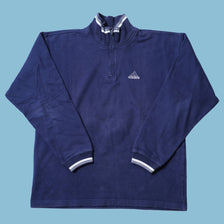 Vintage adidas Q-Zip Sweater Medium