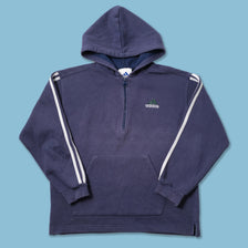 Vintage adidas Women's Q-Zip Hoody Medium / Large