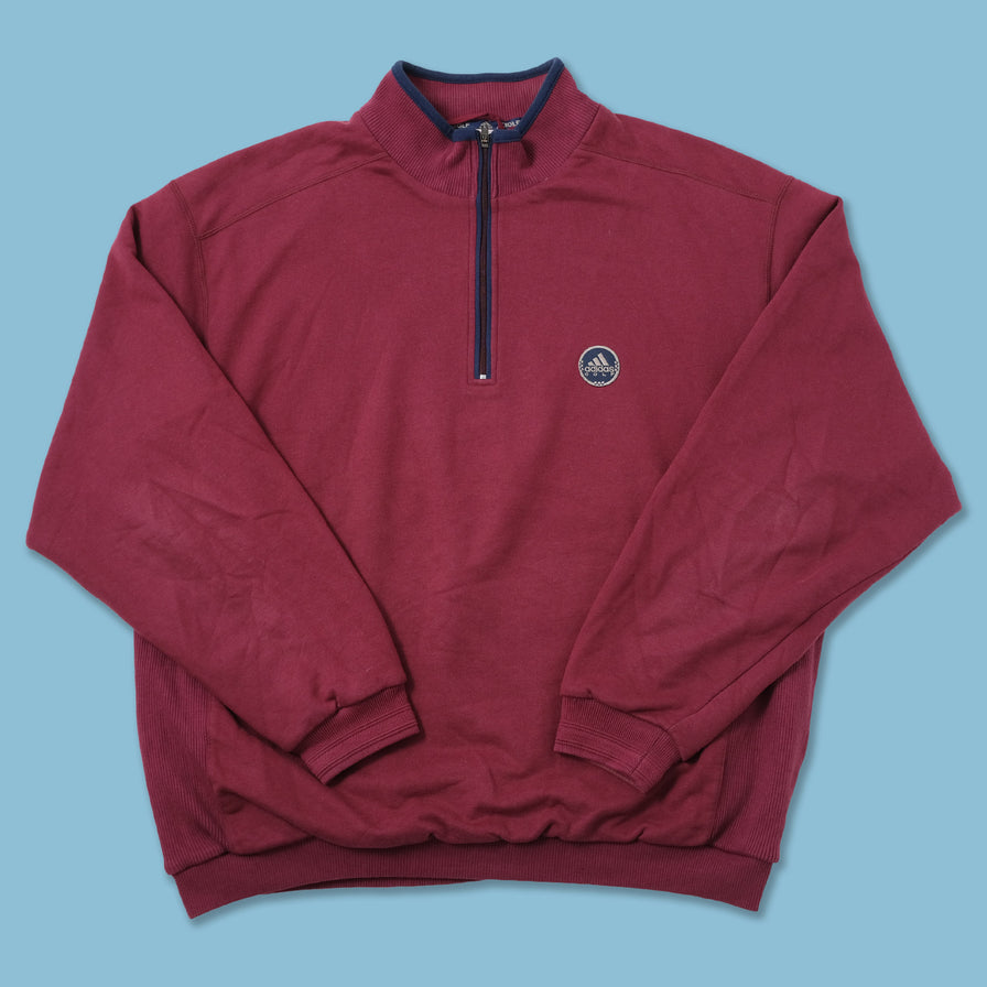 Vintage adidas Golf Q-Zip Sweater XLarge