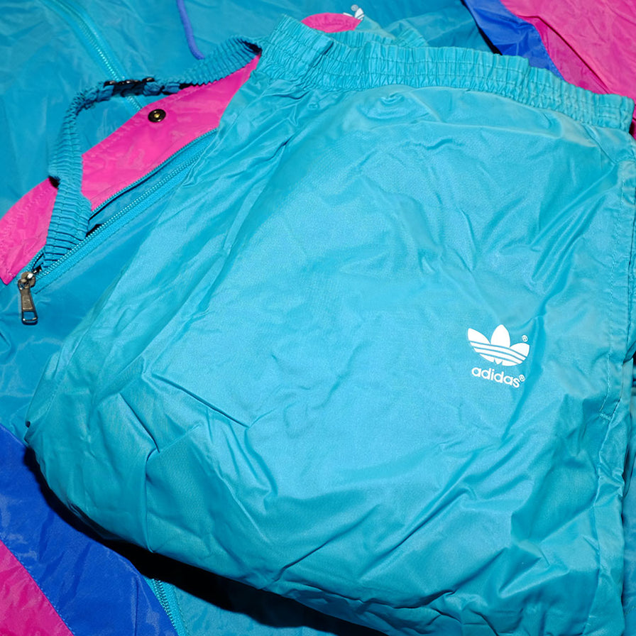 Vintage adidas Packable Rainjacket + Pants Medium - Double Double Vintage