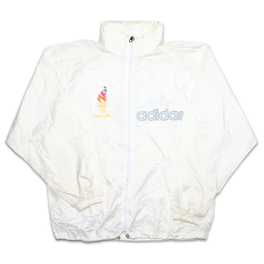 Vintage adidas Atlanta 1996 Rainjacket Large - Double Double Vintage