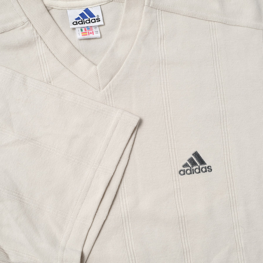 Vintage adidas V-Neck T-Shirt XLarge
