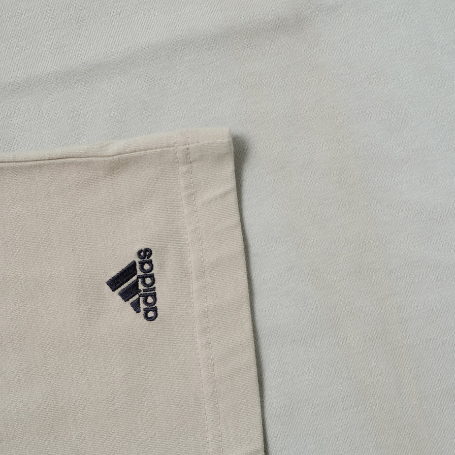 Vintage Deadstock adidas V-Neck T-Shirt Small