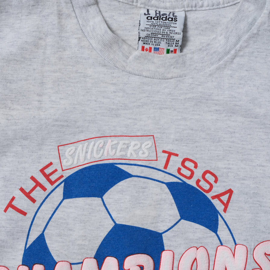 Vintage adidas Soccer T-Shirt Medium