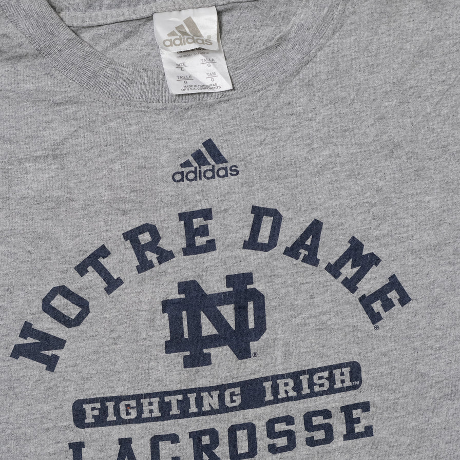 Vintage adidas Notre Dame T-Shirt Large