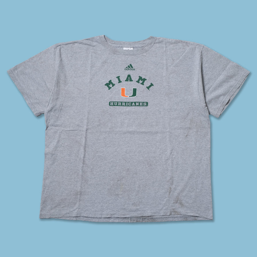 Vintage adidas Miami Hurricanes T-Shirt XLarge