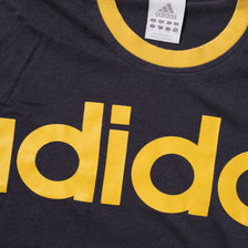 Vintage adidas Ringer T-Shirt Medium / Large