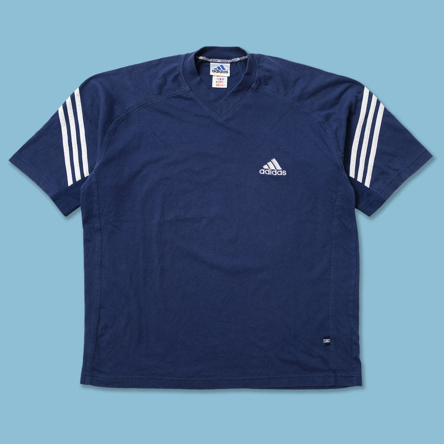 Vintage adidas V-Neck T-Shirt Large / XLarge