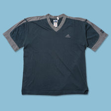 Vintage adidas V-Neck T-Shirt Medium