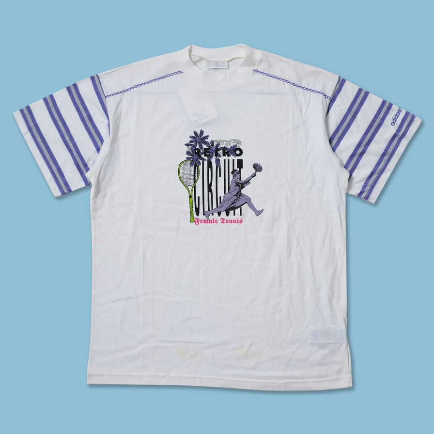 Vintage Deadstock adidas Women's Tennis T-Shirt Large / XLarge