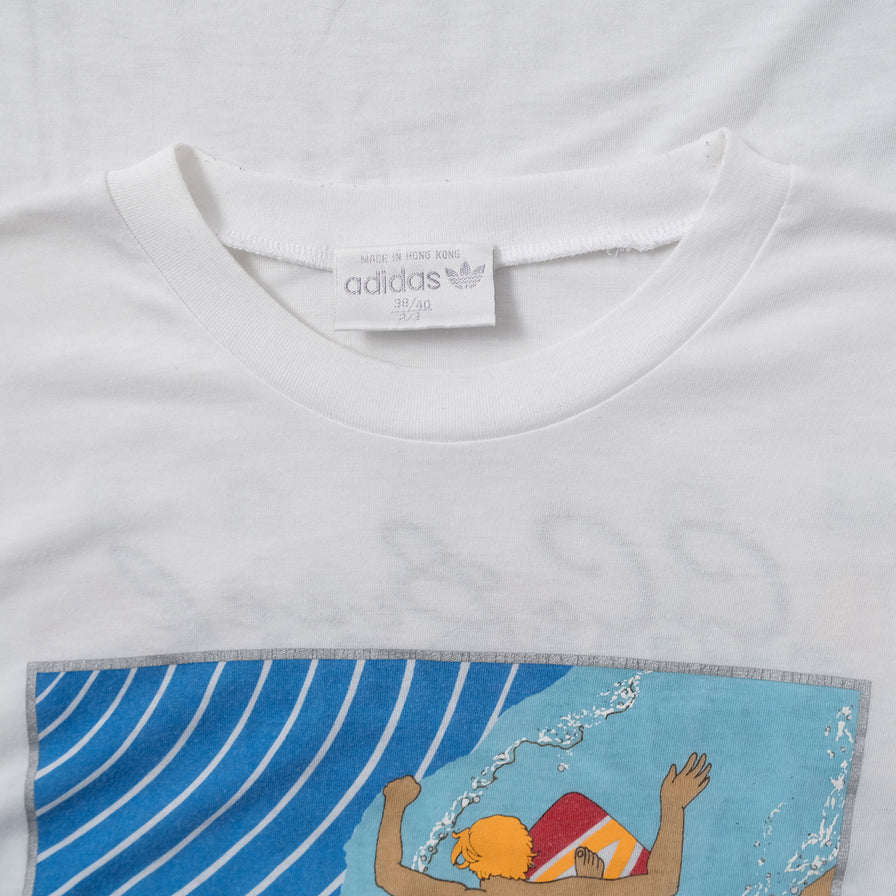 Vintage 80s adidas Coco Beach T-Shirt Large