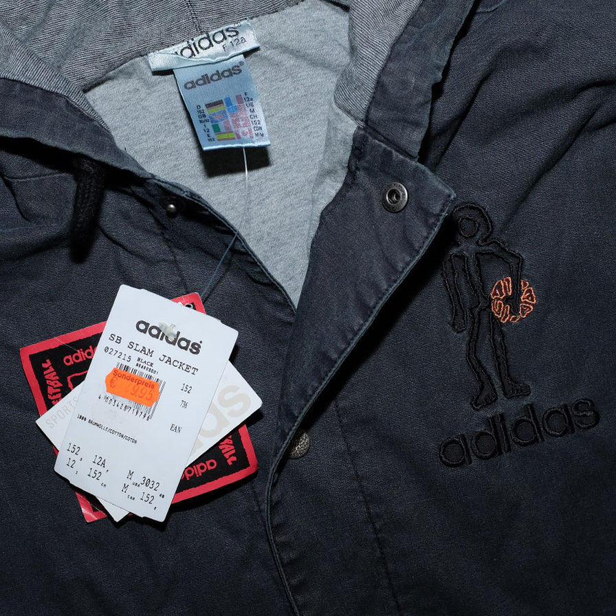 Vintage adidas Streetball Hooded Jacket Small - Double Double Vintage