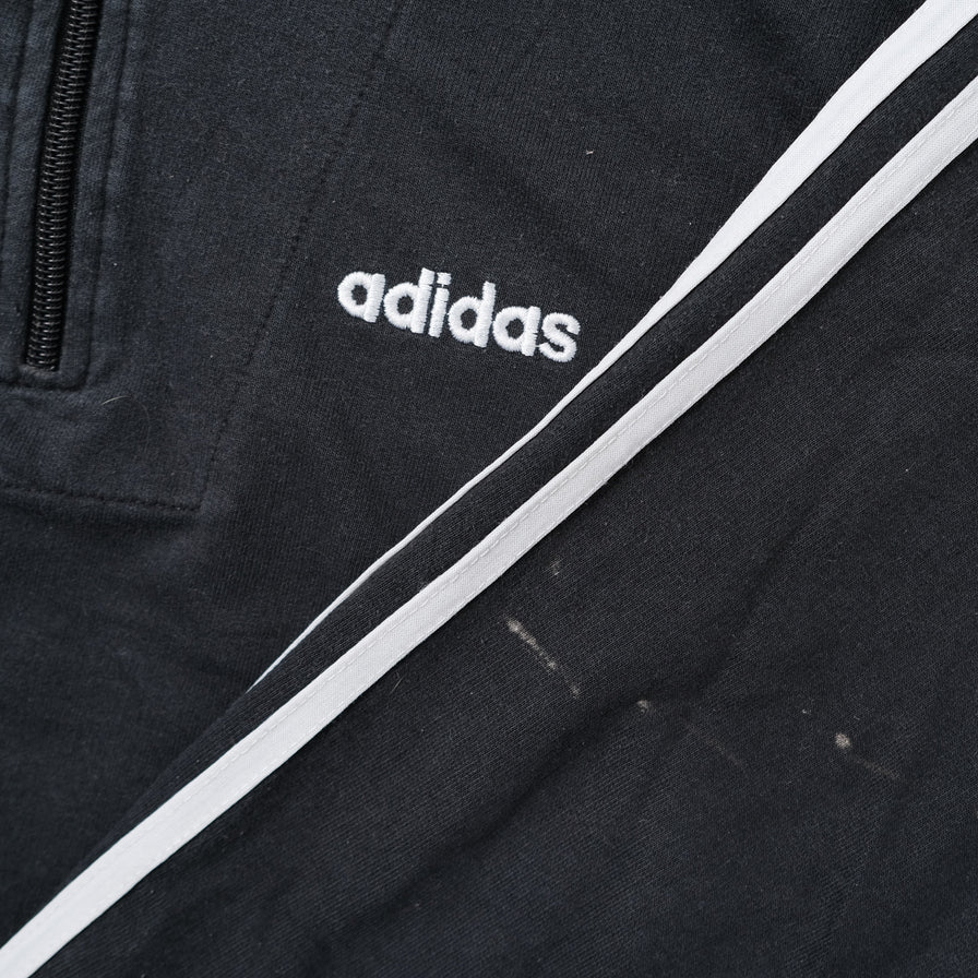 Vintage adidas Q-Zip Sweater Medium