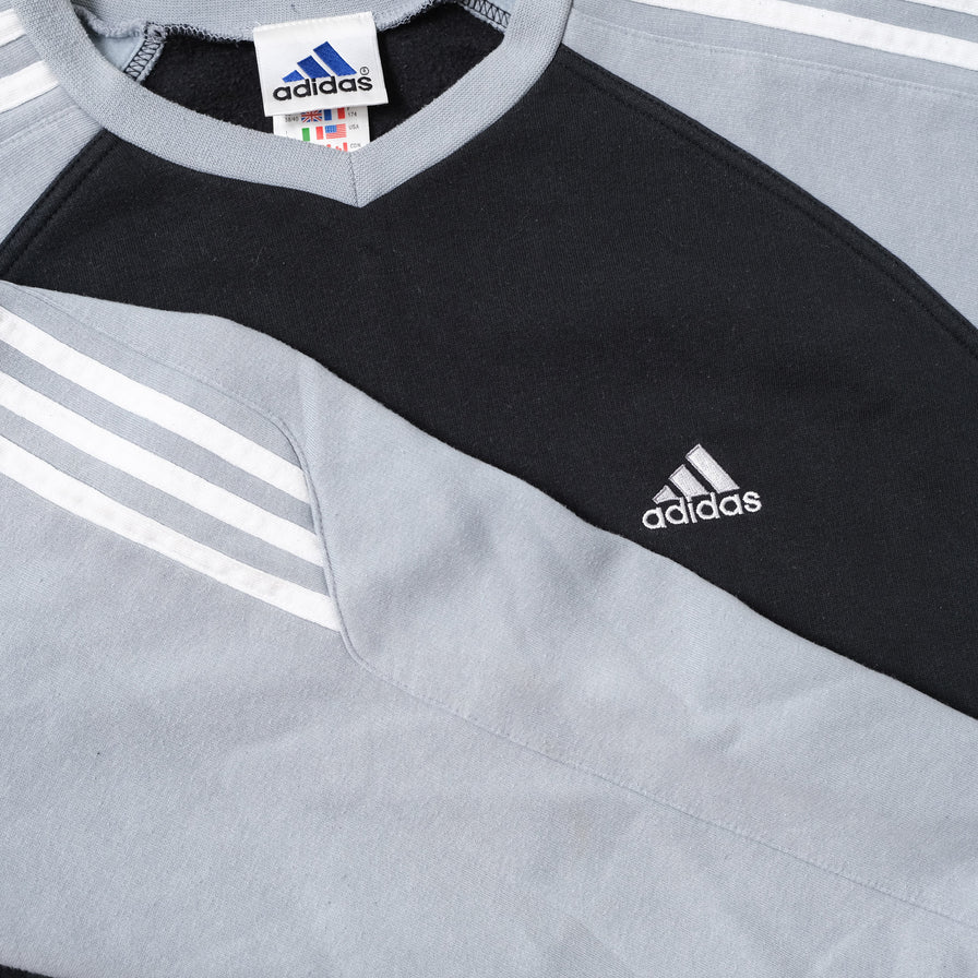 Vintage adidas V-Neck Sweater Large