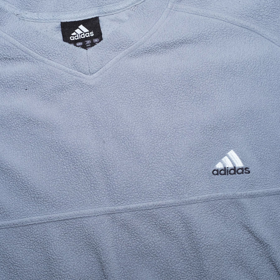 Vintage adidas V-Neck Fleece Sweater XLarge