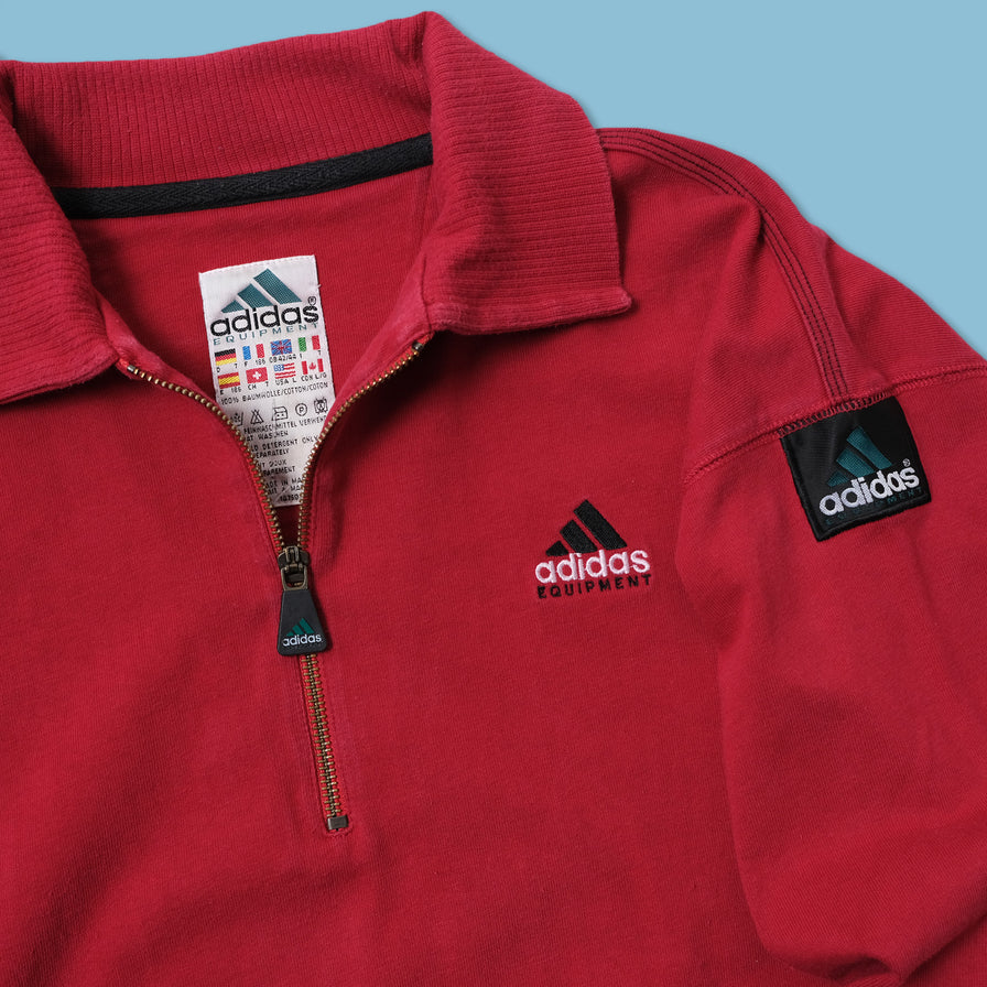 Vintage adidas Equipment Q-Zip Sweater Large