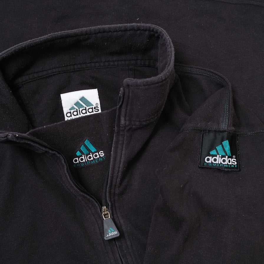 Vintage adidas Equipment Q-Zip Sweater Medium