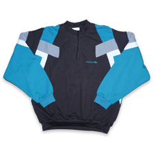 Vintage adidas Q-Zip Sweater XLarge - Double Double Vintage