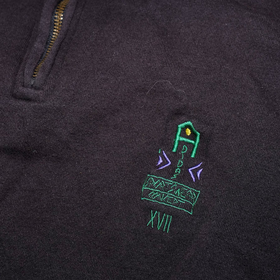 Vintage adidas Q-Zip Sweater Large / XLarge - Double Double Vintage