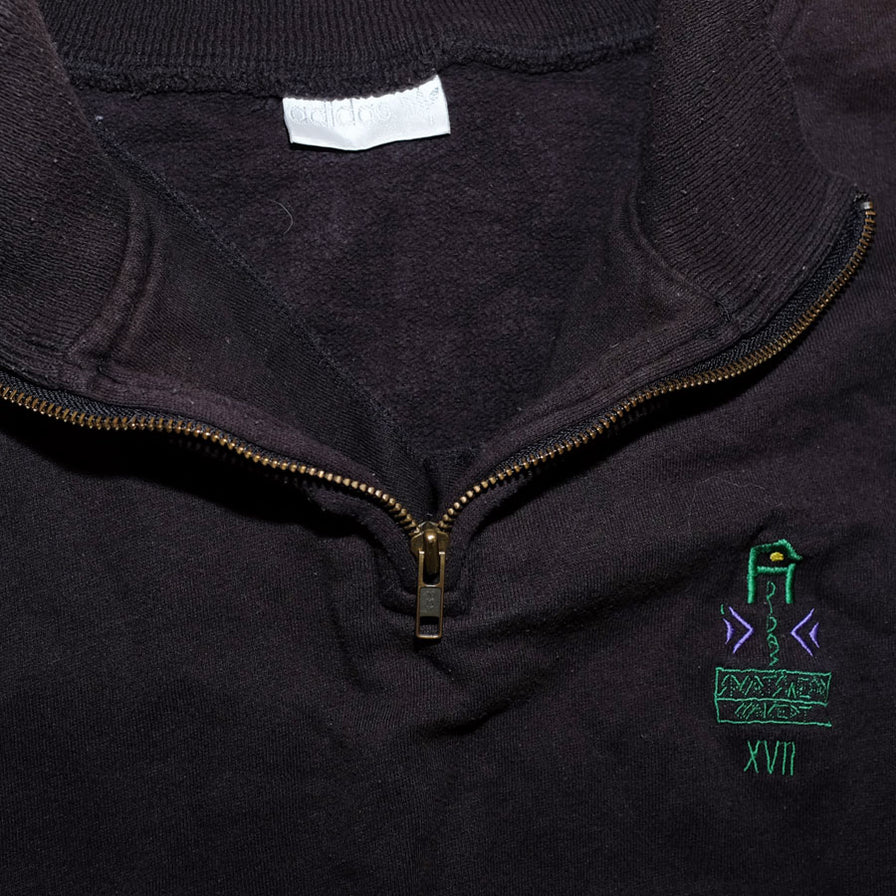 Vintage adidas Q-Zip Sweater Large / XLarge - Double Double Vintage