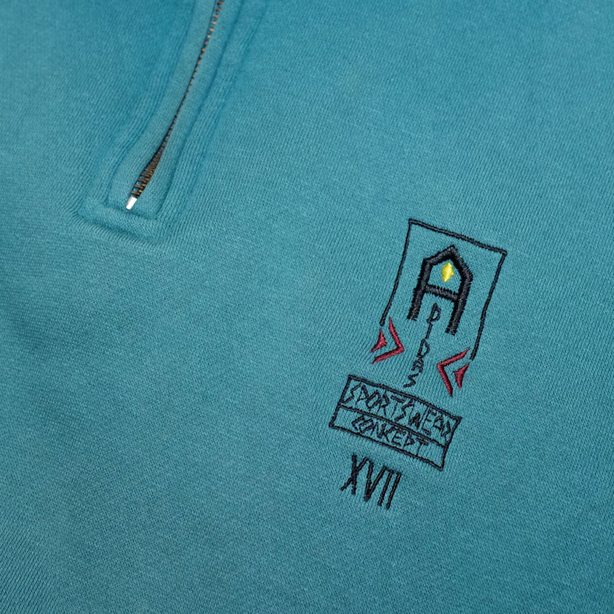 Vintage adidas Q-Zip Sweater XLarge - Double Double Vintage