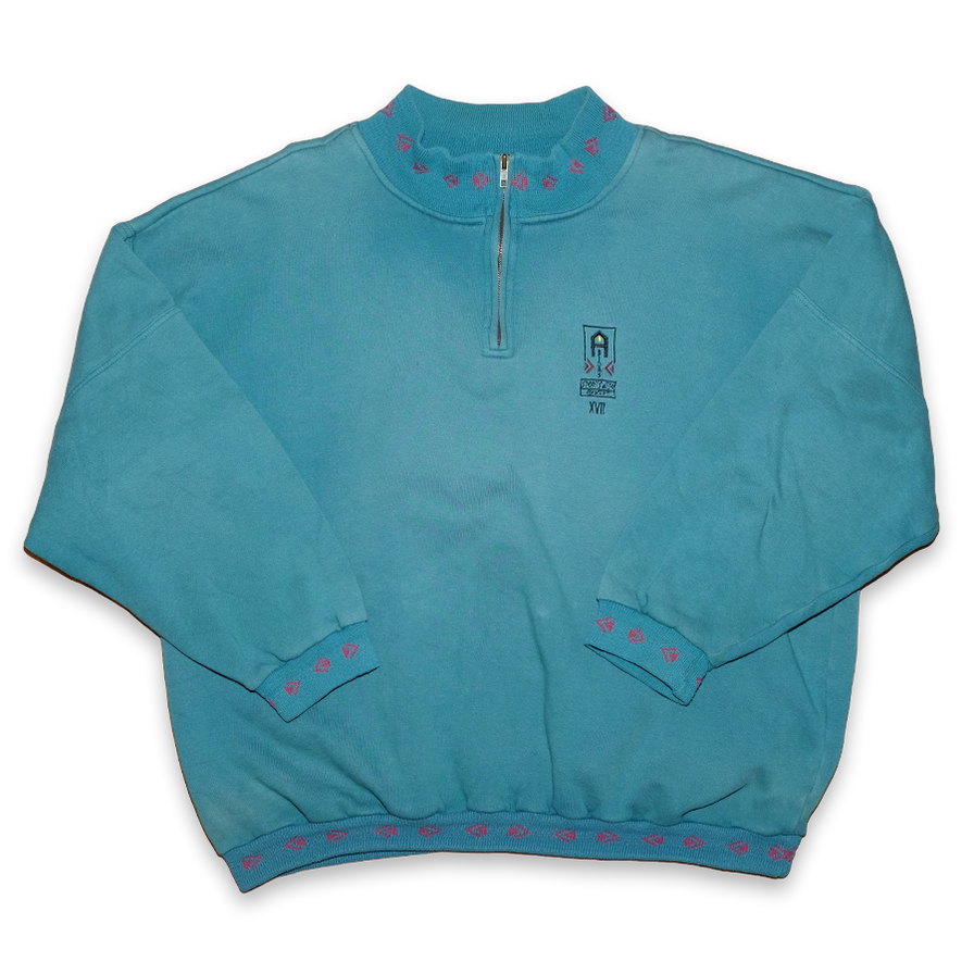 Vintage adidas Q-Zip Sweater XLarge - Double Double Vintage