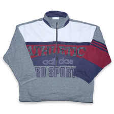 Vintage adidas Q-Zip Sweater Medium - Double Double Vintage