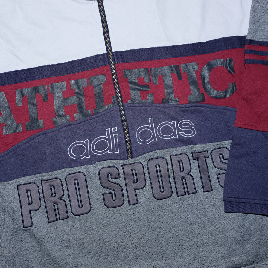 Vintage adidas Q-Zip Sweater Medium - Double Double Vintage