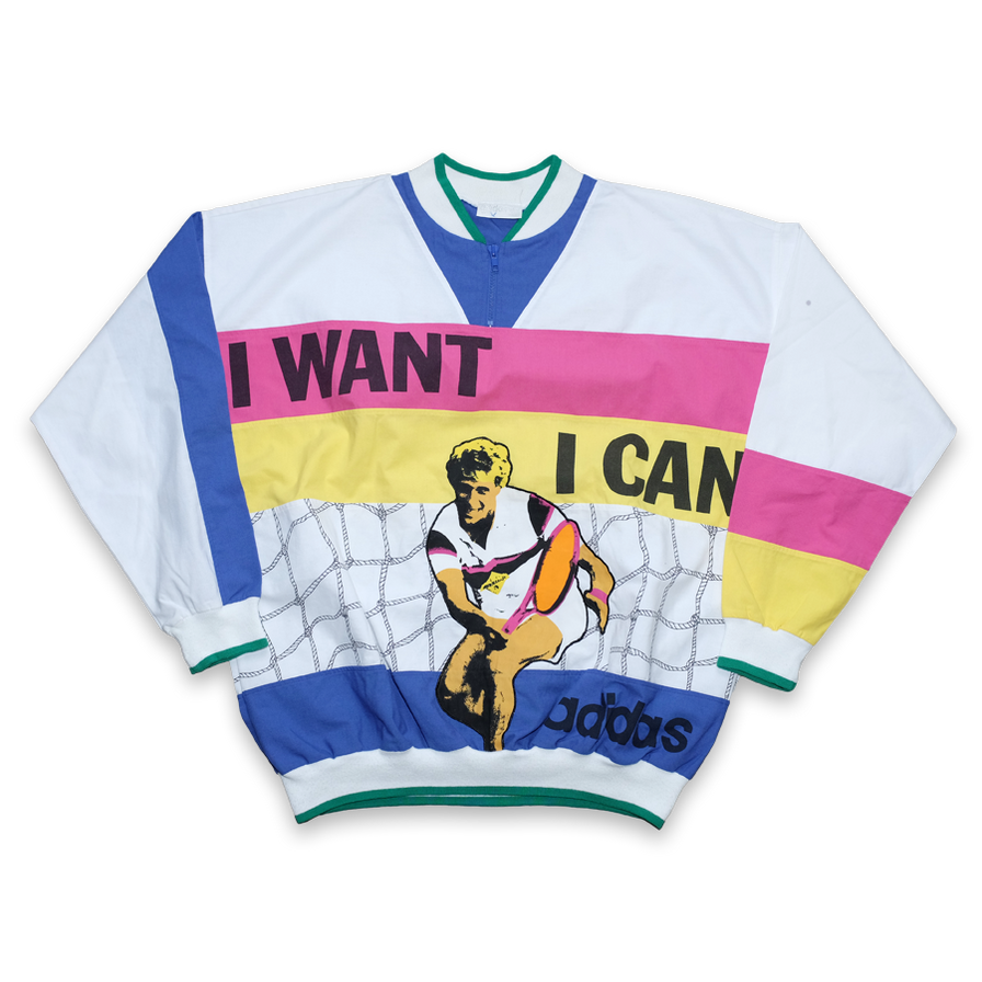 Vintage adidas Tennis Sweater XLarge - Double Double Vintage