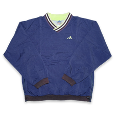 Vintage adidas V-Neck Windbreaker Large - Double Double Vintage