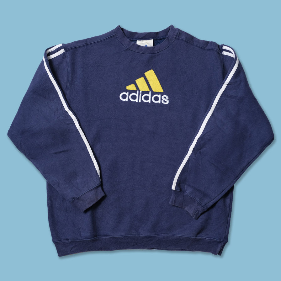 Vintage adidas Logo Sweater Small Medium Double Double Vintage