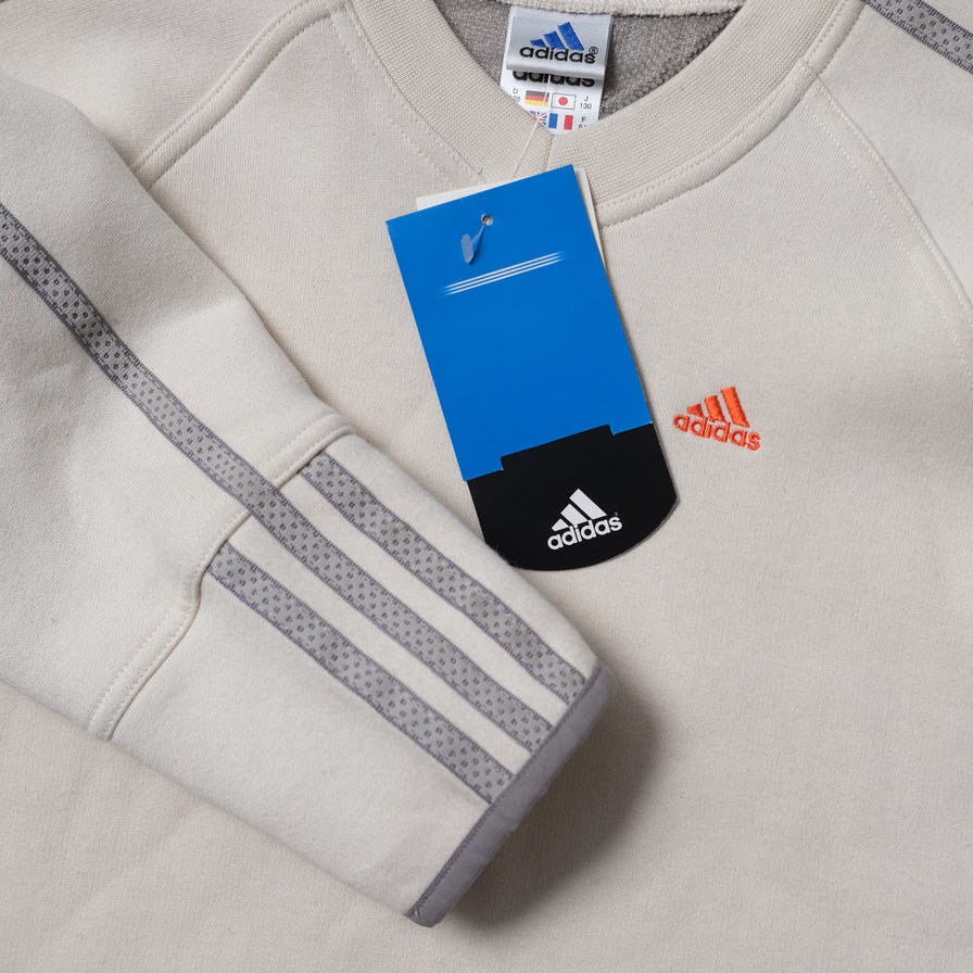 Vintage Deadstock adidas V-Neck Sweater Kids Small