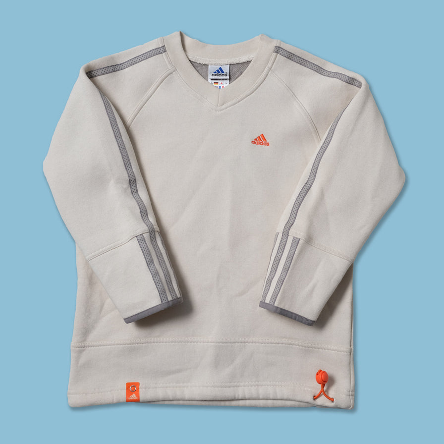 Vintage Deadstock adidas V-Neck Sweater Kids Small