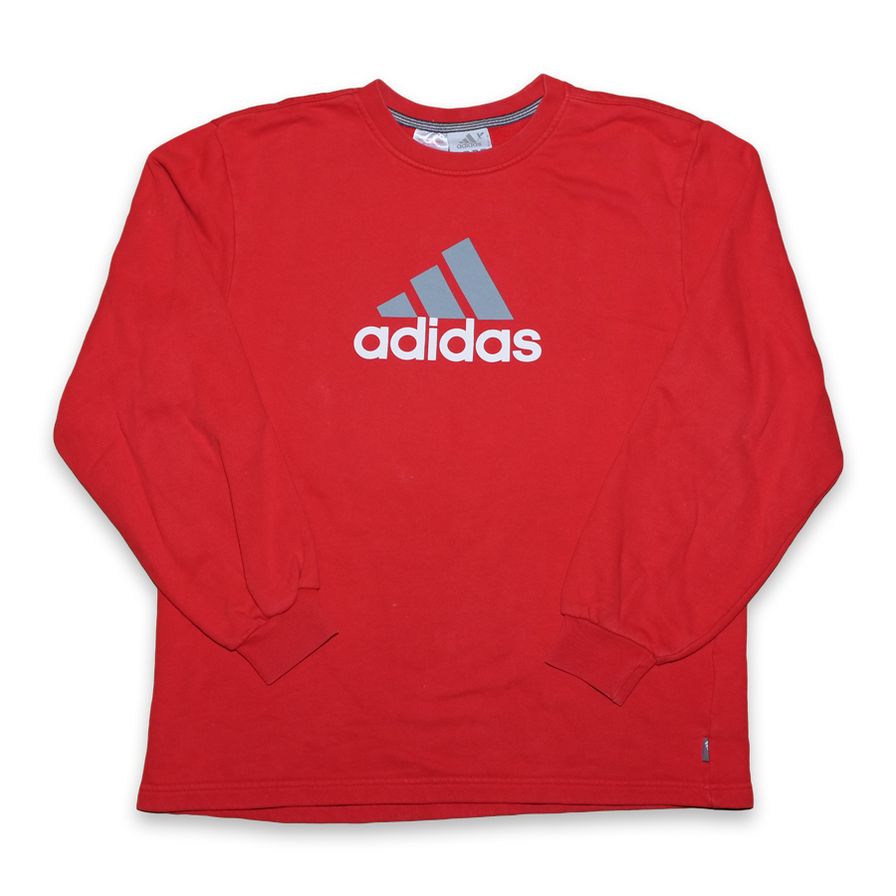 Vintage adidas Sweatshirt Medium Double Double Vintage