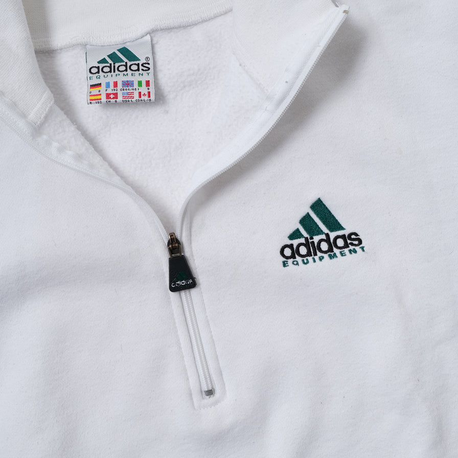 Vintage adidas Equipment Q-Zip Sweater Large / XLarge